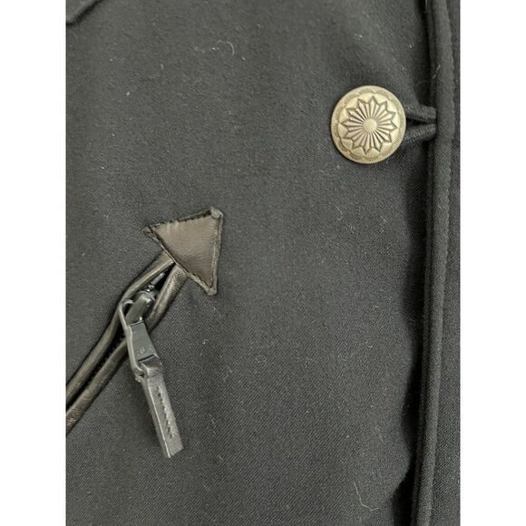 Ralph Lauren RLX Black Label Wool Southwestern Black Wool Down Embroidered Ski - Picture 4 of 12